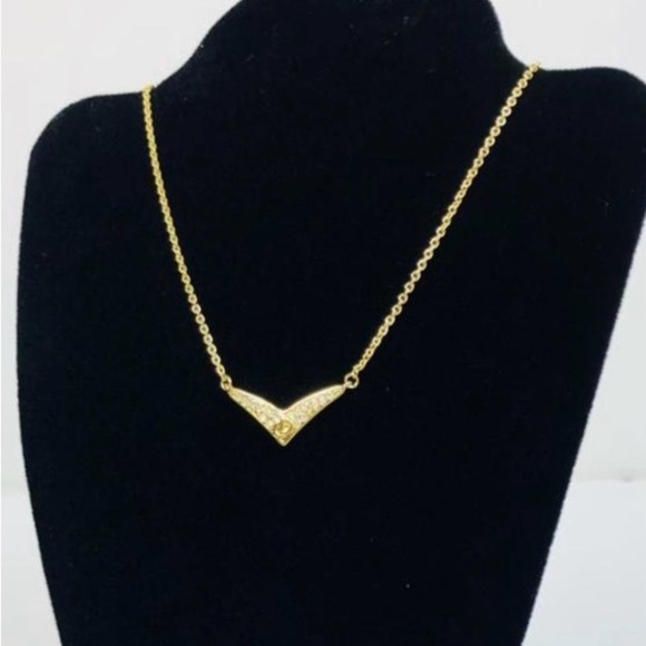 🔥Like new Dior encrusted CD necklace with original box🔥 - Picture 7 of 7